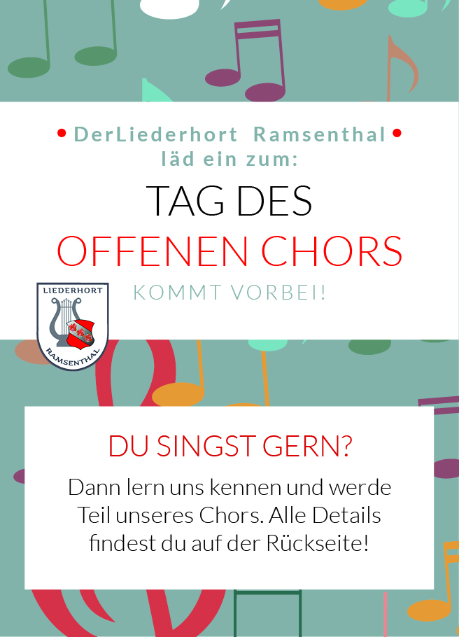 Tag des offenen Chors Tag des offenen Chors